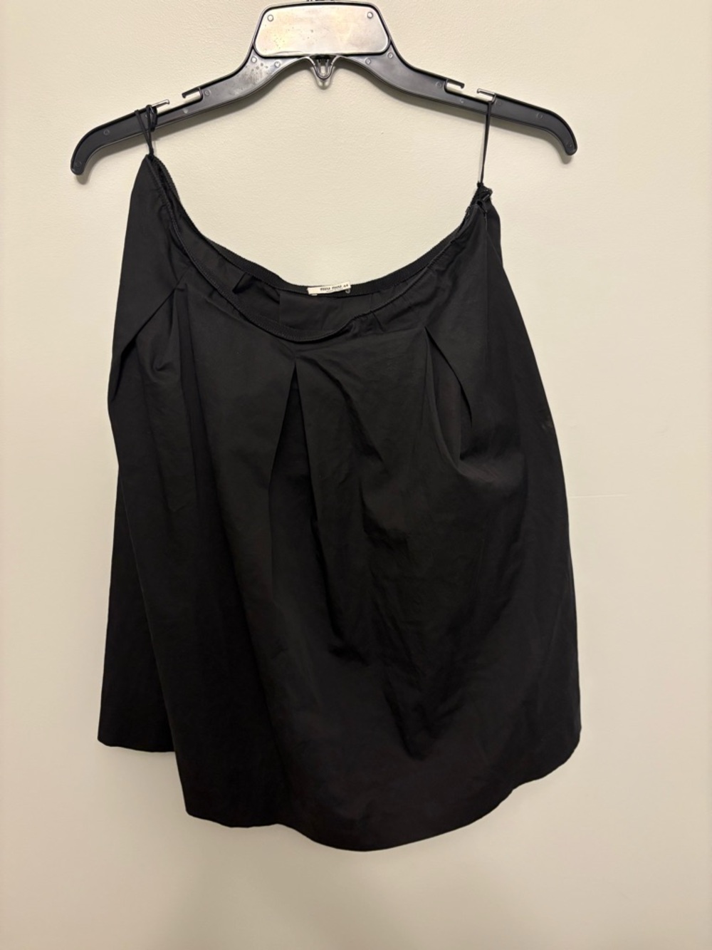 Black miu miu mini skirt Size 44/ Size 14/Large